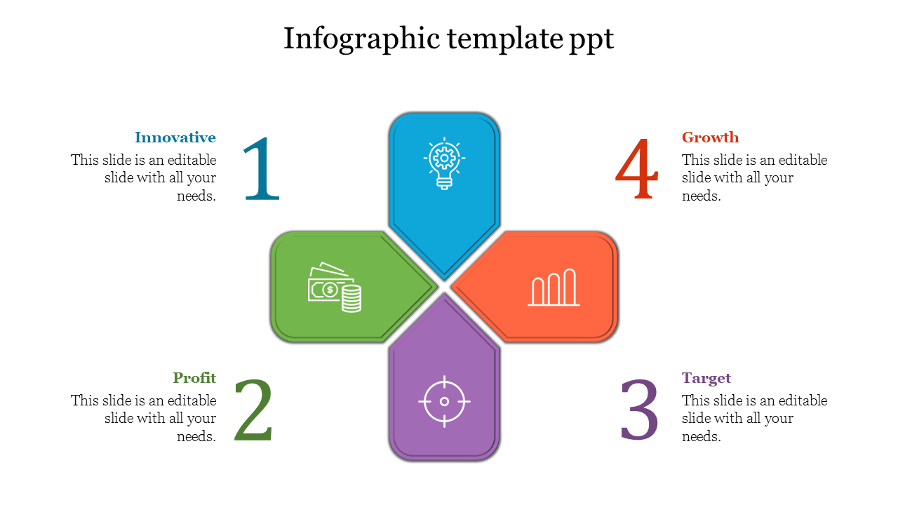 Simple infographic template PPT presentation